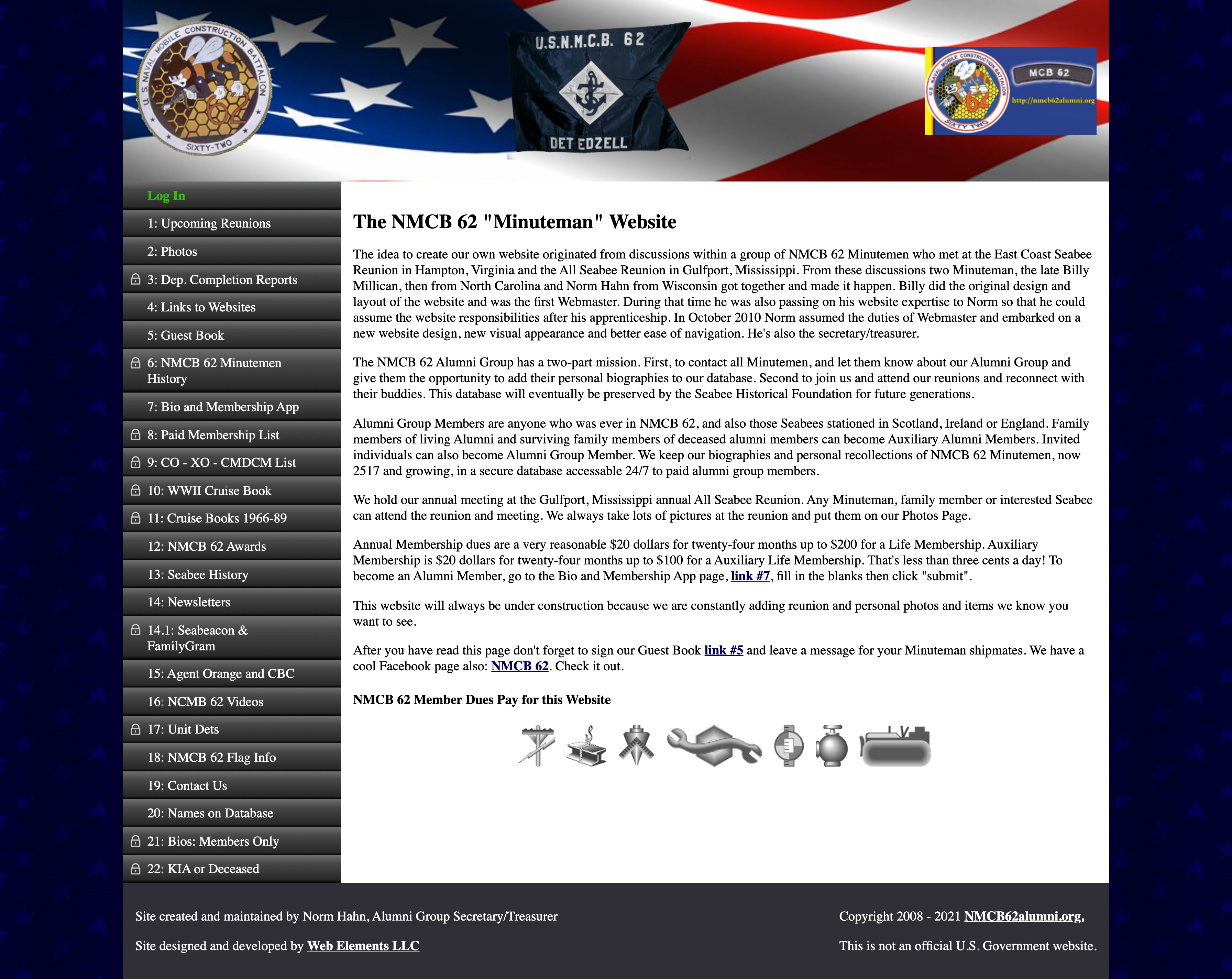 NMCB 62 Alumni Home Page